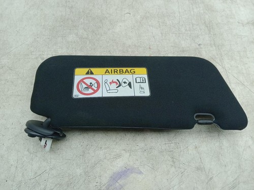 LEXUS CT200H F SPORT BLACK SUN VISOR PAIR LEFT & RIGHT 2014-2020 7431076160C1 - Picture 10 of 12
