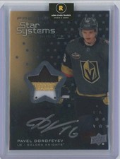 2021-22 Upper Deck Premier Star Systems Rookies Patch Auto /149 Pavel Dorofeyev