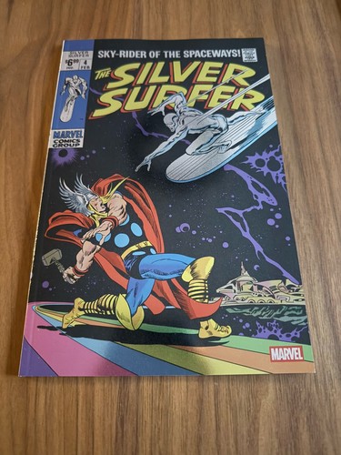 Silver Surfer #4 Facsimile | 2026 | Foil variant cover | THOR | Marvel Comics