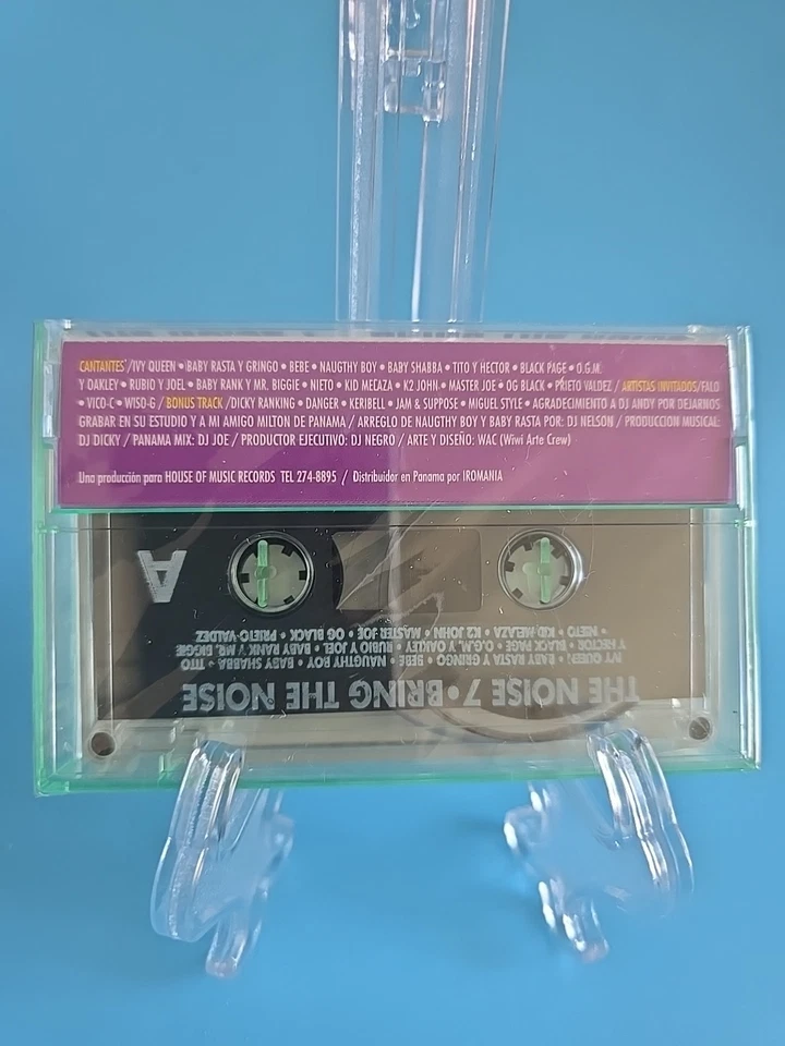 THE NOISE 7 BRING THE NOISE DJ NEGRO REGGAETON CASSETTE SELLADO - Image 2 of 2