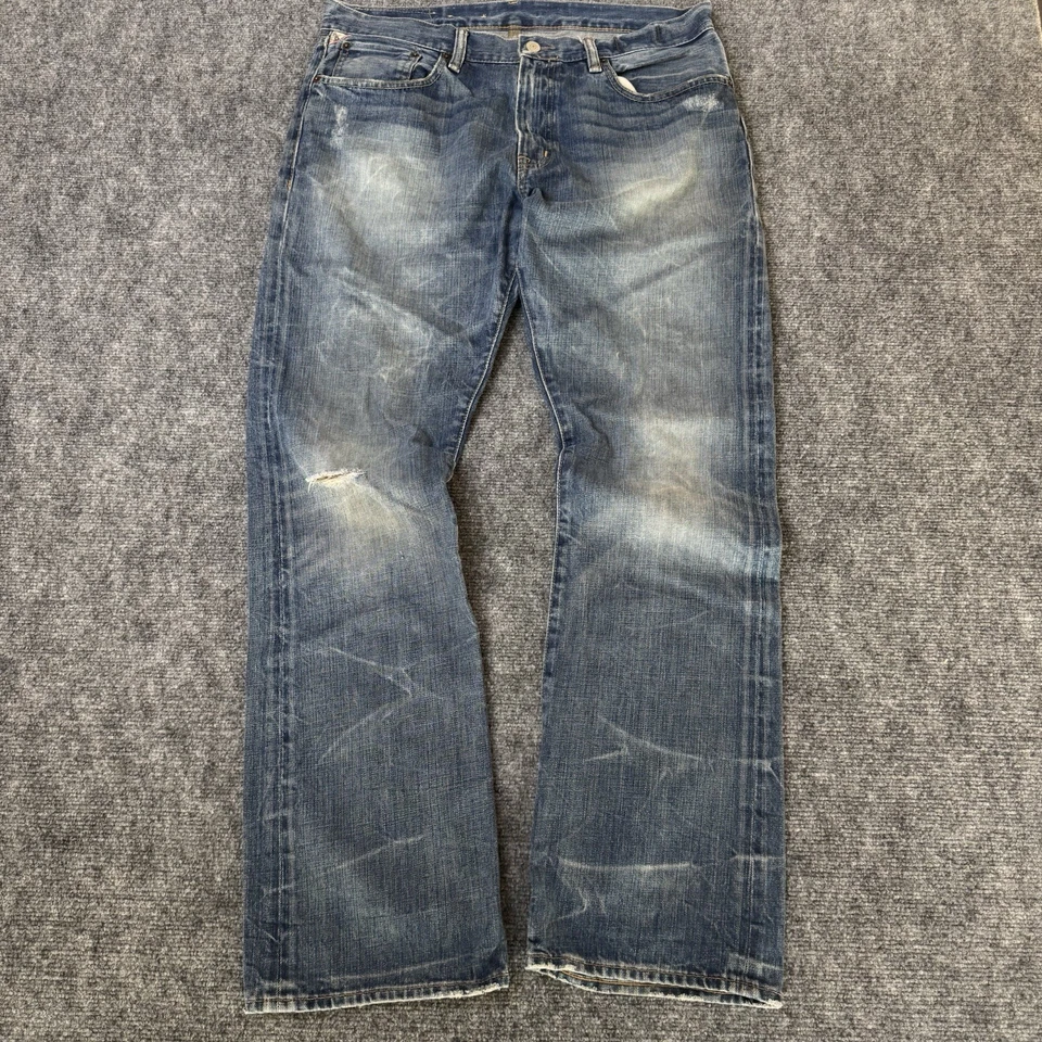 Denim Supply Ralph Lauren Bootcup Denim Blue Men's Jeans Size 34x30 - Image 2 of 4