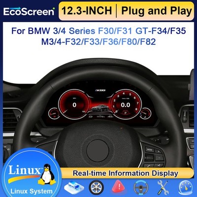 Cluster Für BMW F30 F31 F32 F33 GT-F34 12.3'' HD Digital Tacho Kombiinstrumente