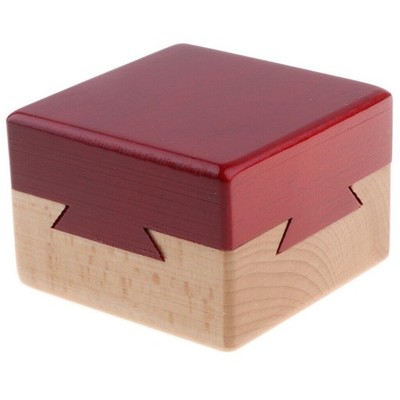Magic Box Hochwertiges Holzpuzzlespiel Luban Lock IQ Lernspielzeug Kinder