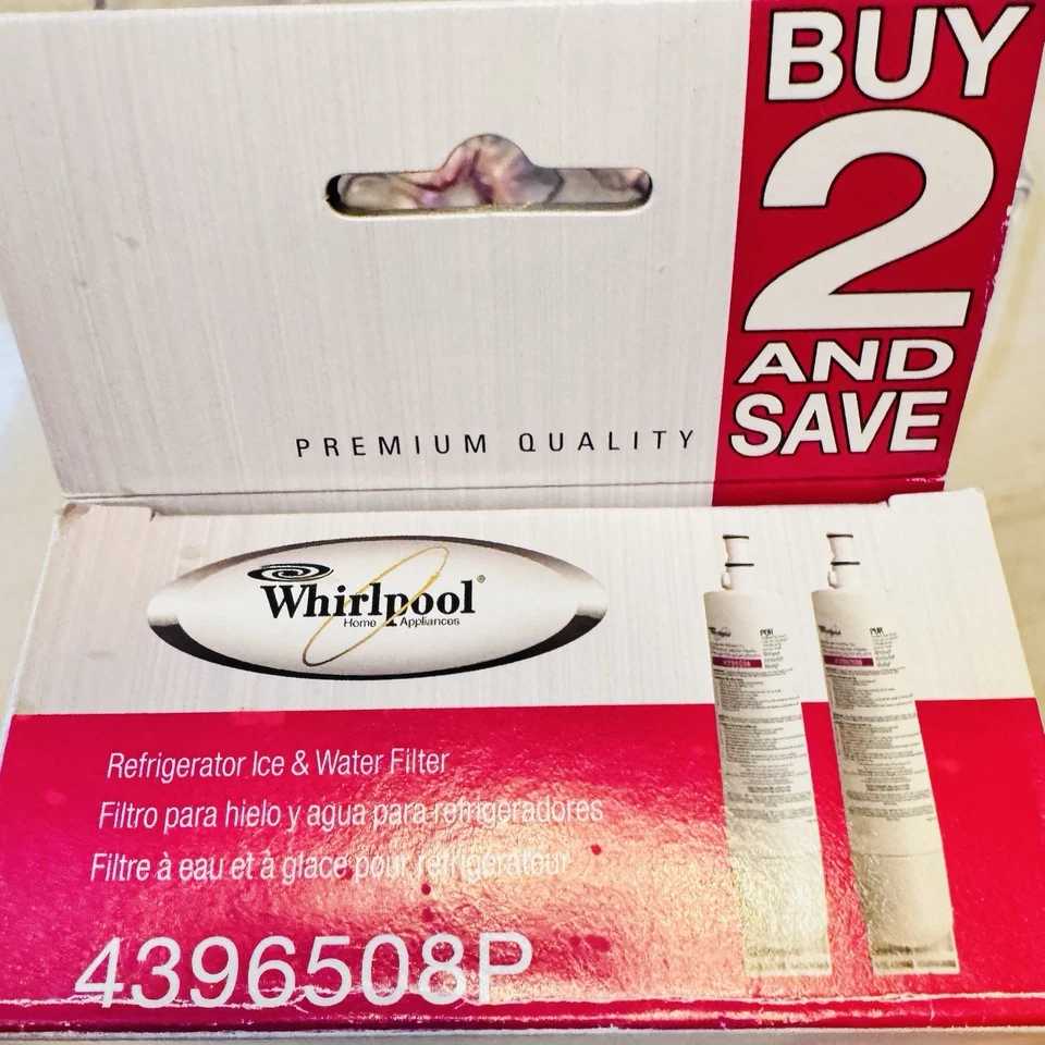 Whirlpool 4396508P Refrigerator Water Filter Genuine OEM PUR 2-pack - Image 4 of 4