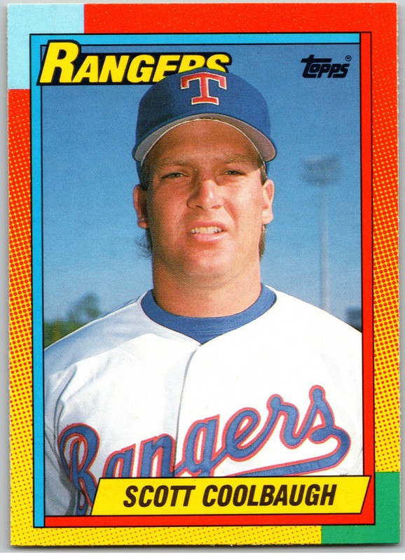 #22T Scott Coolbaugh RC 1990 Topps Traded Texas Rangers