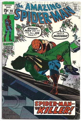 🕸️AMAZING SPIDER-MAN #90*MARVEL COMICS 1970*STAN LEE*ROMITA*DOCTOR OCTOPUS*VG/G