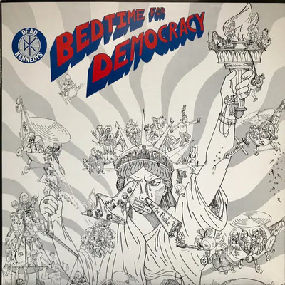 LP Dead Kennedys Bedtime For Democracy NON GATEFOLD / NEWSPAPER