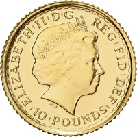 [#1202479] Great Britain, 10 Pounds, 1/10 Oz, 2014, British Royal Mint, Gold, MS