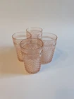 Anchor Hocking Pink Miss America Depression Glass Water Tumblers, Set of 4