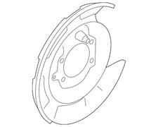 Genuine Subaru Brake Backing Plate 26704fg000 Genuine Subaru Brake Backing Plate 26704fg000