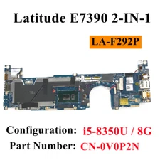 LA-F292P i5-8350U8GB FOR Dell Latitude13 7390 2-in-1 Motherboard CN-0V0P2N V0P2N