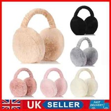 Women Men Winter Super Soft Ear Muffs Warmer Ladies Earflaps Cosy Cold Fluffy UK