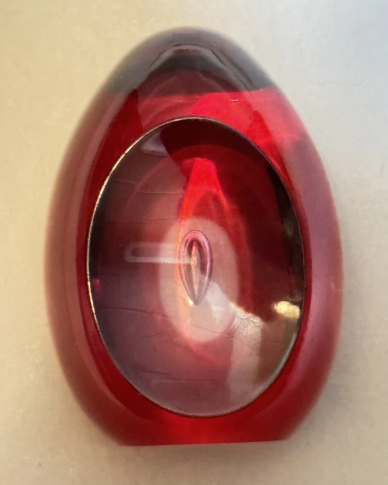 RARA Escultura Escandinava de Vidrio Mona Morales-Schildt Firmada Diseñador KostaBoda Foto 4 de 4