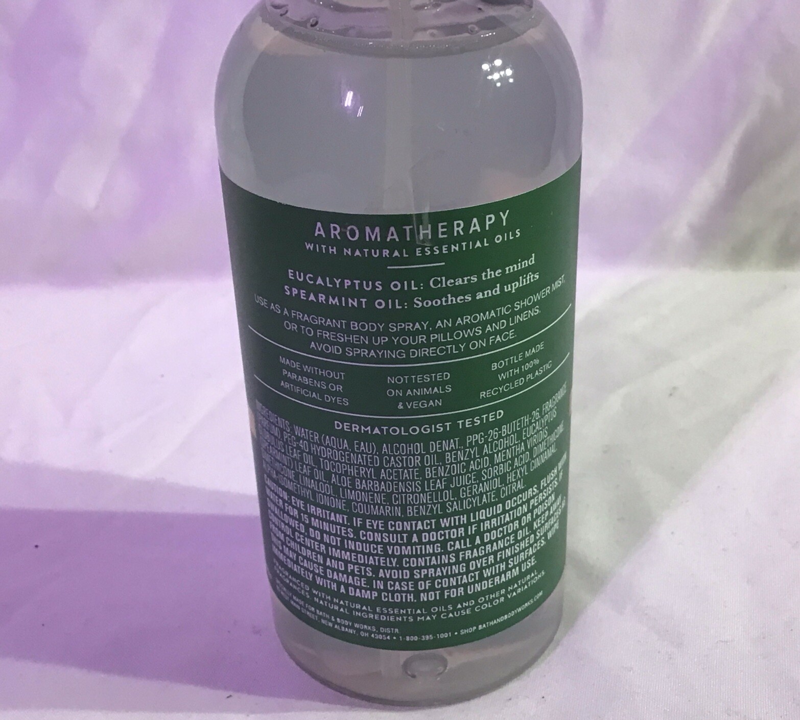 Bath & Body Works STRESS RELIEF EUCALYPTUS & Spearmint Essential Oil