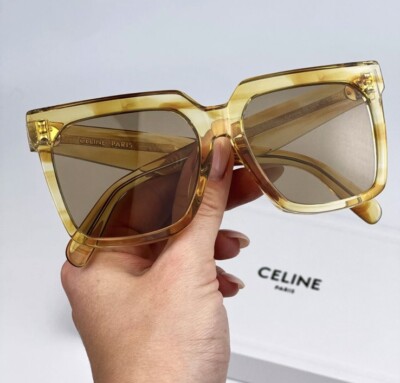Céline Sonnenbrille CL4055 CL 4055 (Blonde Havana/Brown Lens) CELINE