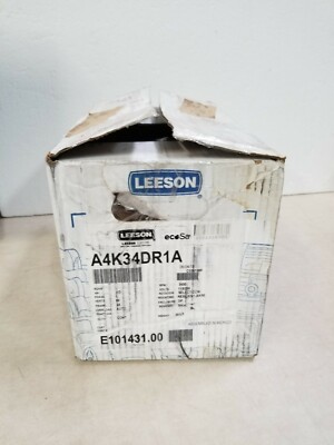LEESON 1/3HP 3450RPM 48 DP 1PH ECOSAVER MOTOR E101431.00 (A4K34DR1A)