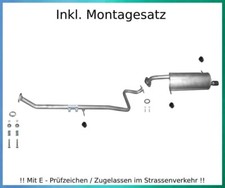 Auspuffanlage Mazda 2 1.3 55-75KW  Auspuff Endtopf Mittelrohr Montagesatz