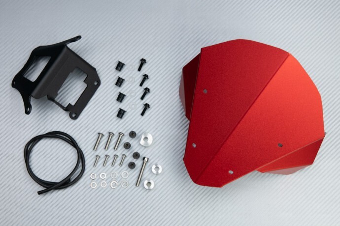 Bulle moto rouge en aluminium pour CB1000R réduit la fatigue du motard