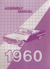 1960 Chevy Assembly Manual Impala El Camino Bel Air Biscayne Chevrolet Factory