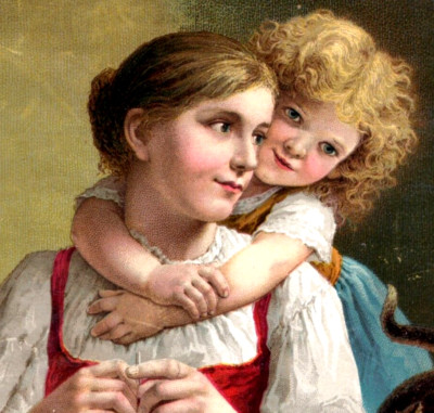 1880s-90s Dr. Jayne's Expectorant G.W. Hagerthey Quack Med. Cute Child Mom 7D