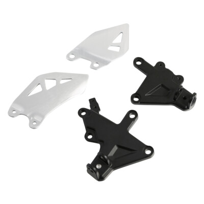 Front Rider Foot Peg Rest Bracket Set Fit For Kawasaki Ninja ZX10R