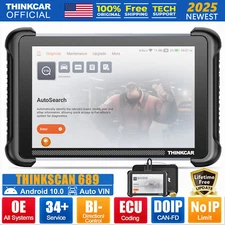 ThinkScan 689 Diagnostic Tool Full System Bidirectional OBD2 Scanner CANFD&DoIP 
