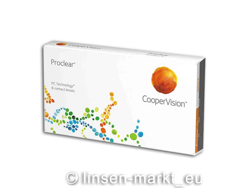 CooperVision Proclear Monatslinsen 1x6 Stück Kontaktlinsen + Behälter