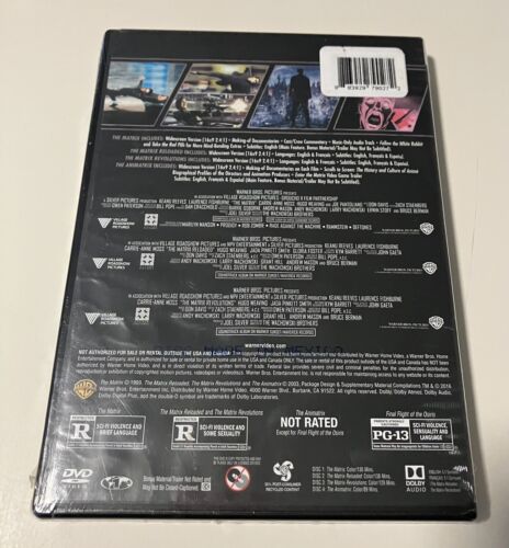 The Matrix 4-Film Collection (DVD) Keanu Reeves Brand New - Picture 2 of 2