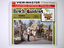 View-Master BUSCH GARDENS TAMPA FLORIDA A957 - 3 reels - ma