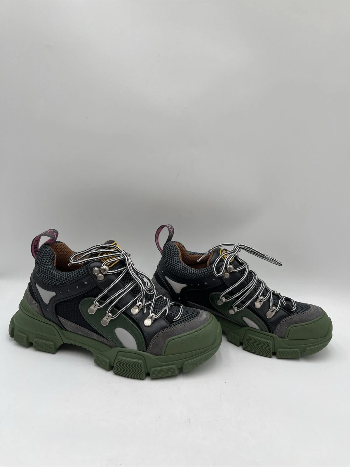 Baskets Gucci homme Flashtrek vertes taille 6,5