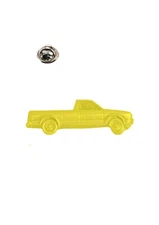 refA16 Golf mk1 Caddy Pickup Open  3D car chrome Gold colour lapel pin badge