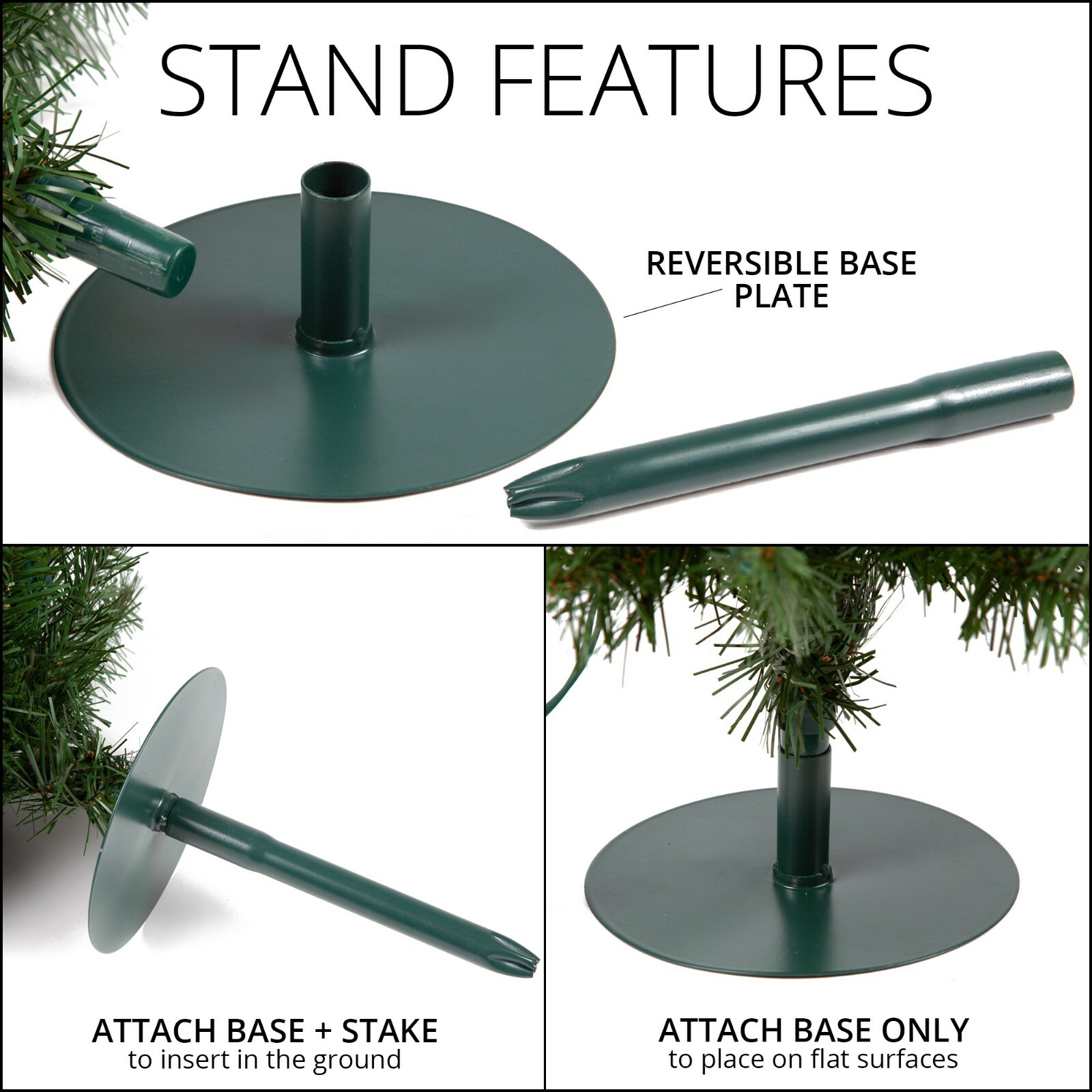 2&3 ft Mini Christmas Trees Walkway Lights Pathway Markers Tabletop