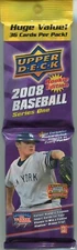 2008 Upper Deck Baseball Series 1 ROOKIE EDITION Value Pack 36 cards *NEW SEALED
