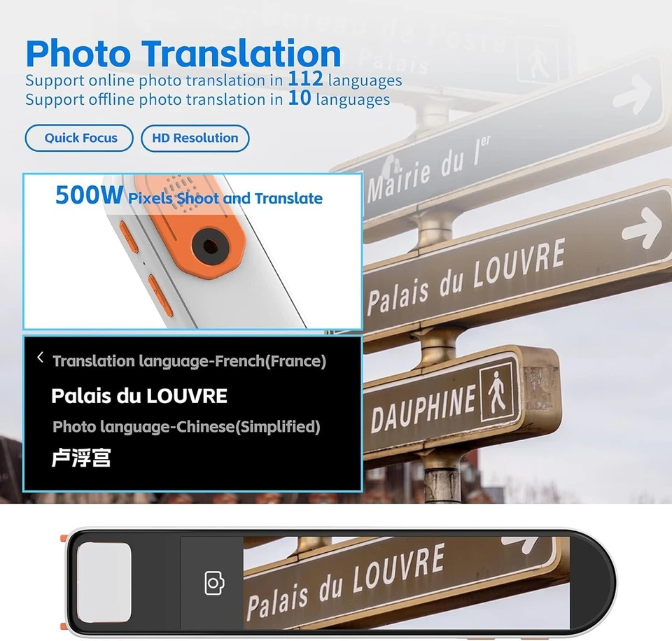 Translation Pen, Translation Pen, Text to Speech Reader Pen, 112 Languages... - Image 3 of 4