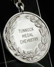 Серебро Sterling Silver CHEMISTRY Medal, Pocket