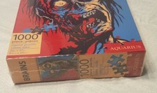Brains 1000 Piece Jigsaw Zombie Puzzle By Aquarius - New In Sealed Box