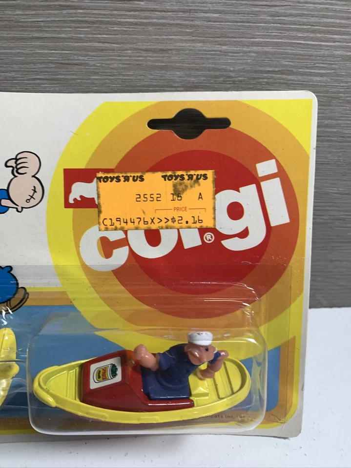 Avión bote vintage 1980 Corgi Juniors 2508 Popeye y aceite de oliva *RARO* SIN CAJA Foto 3 de 4