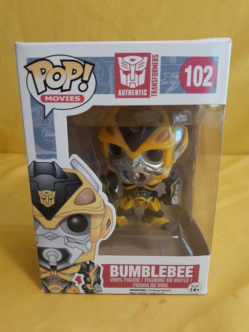 Funko Pop! Bublebee 102 Movies Tranformers 4 Vaulted W/Protector! P14
