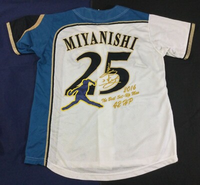Fighters ユニフォーム NISHIKAWA 7 サイン入り Mizuno Nippon Ham Fighters Haruki Nishikawa 2017 Stolen Base