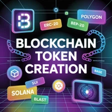 Custom Crypto Token Creation Service | Ethereum BSC Solana Polygon