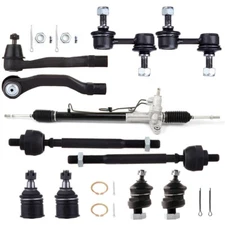 For 97-01 Honda CR-V 11pc Complete Power Steering Rack and Pinion Suspension Kit