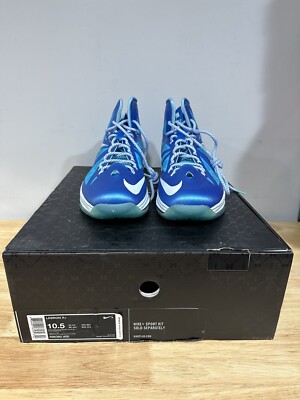 Size 10.5-Nike LeBron 10 Blue Diamond Without Sport 2012.Brand New All Original