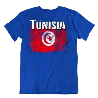 Tunesien Flagge T-Shirt Souvenir De Voyage Bluse Mode Tunisia flag Tshirt