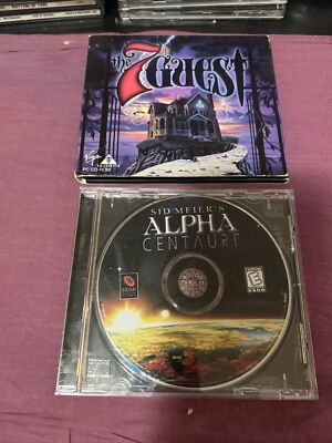 Sid Meier's Alpha Centauri Jewel Case (PC, 1999) Missing Front page & 7th GUEST