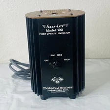 Dolan Jenner Model 190 Fiber-Lite Optic Illuminator 120 VAC 50 W