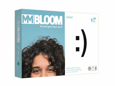 MM Bloom 9947A80S Multifunktionspapier Smart - A4, 80 g/qm, weiß, 500 Blatt