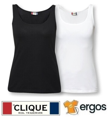 CLIQUE CAROLINA TANKTOP Womens Stretching Tank Top Stretch Jersey SLIM