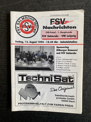 DFB Cup 94/95 FSV Salmrohr 1921-VfB Leipzig, 12.08.1994