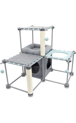 Kitty City Claw Mega Kit 2.0 Furniture, Cat Cushion, Cat Scratch