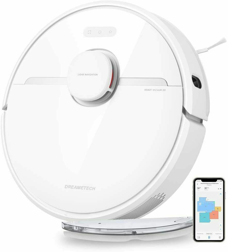 Xiaomi Dreame D9 by DreameTech Robot Vacuum Cleaner Sweep Mop 2-in-1 APP 3000Pa